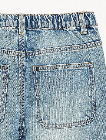 Loose fit denim broek
