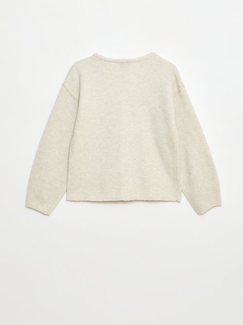 Loose-fit, effen vest met V-hals - Kiabi