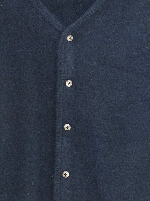 Loose-fit, effen vest met V-hals - Kiabi