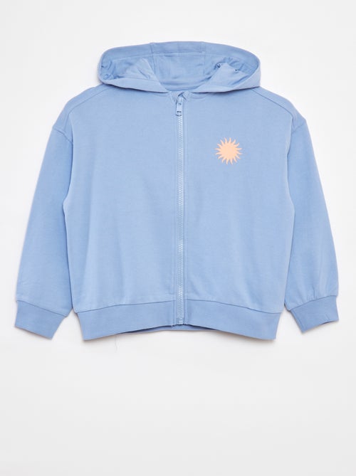 Loose-fit Hoodie met rits - Kiabi