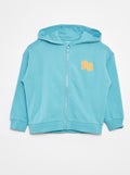 Loose-fit Hoodie met rits GROEN - Kiabi