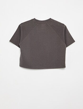 Loose fit-T-shirt met korte mouwen