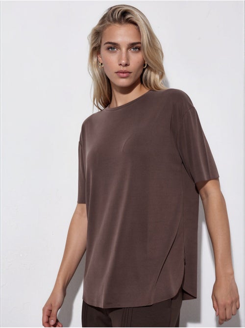Loose fit t-shirt met ronde hals busem - Kiabi Loose fit t-shirt met ronde hals busem - Kiabi