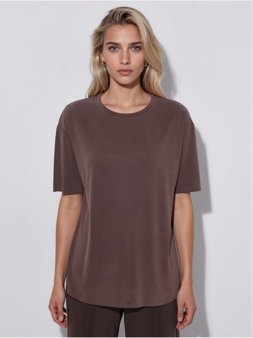 Loose fit t-shirt met ronde hals busem - Kiabi Loose fit t-shirt met ronde hals busem - Kiabi