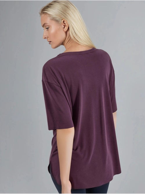 Loose fit t-shirt met ronde hals busem - Kiabi