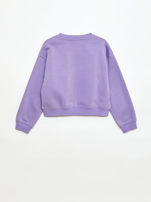 Loose sweater met "sister"-motief - Kiabi