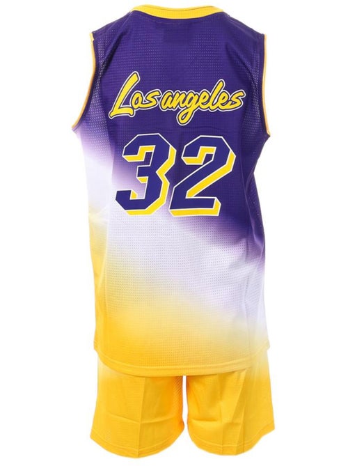 Los Angeles Basketbalset Paars/Geel voor Jongens - Sport Zone - Kiabi Los Angeles Basketbalset Paars/Geel voor Jongens - Sport Zone - Kiabi