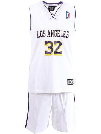 Los angeles basketbalset zwart/oranje kinderen sport zone