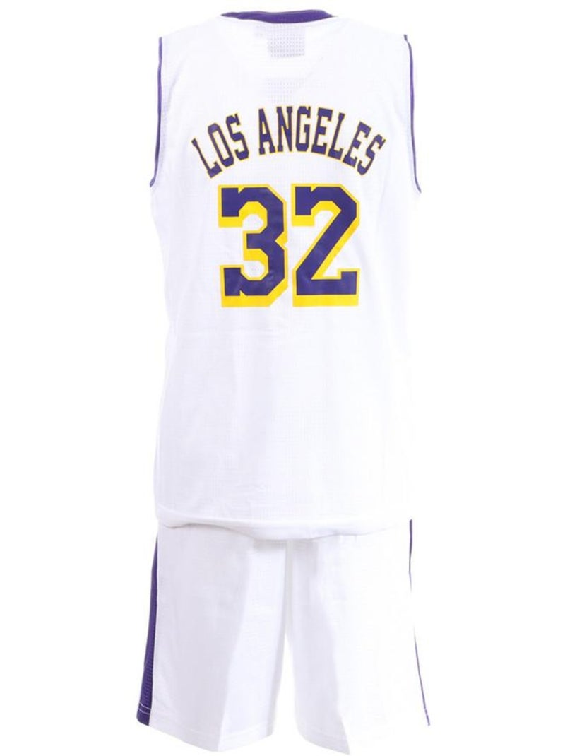 Los Angeles Basketbalset Zwart/Oranje Kinderen Sport Zone Wit - Kiabi