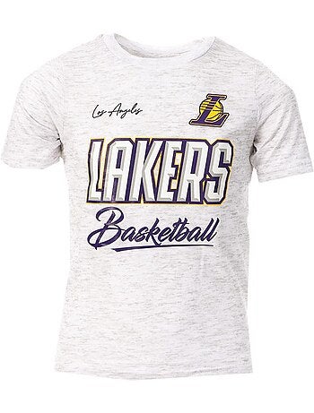 Los angeles lakers t-shirt grijs jongens nba korte mouw