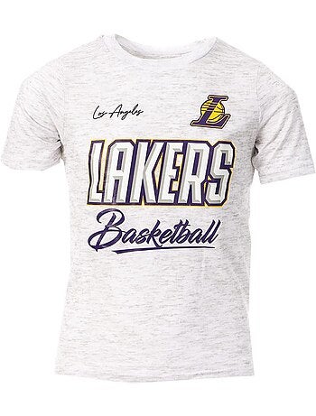 Los angeles lakers t-shirt grijs jongens nba korte mouw