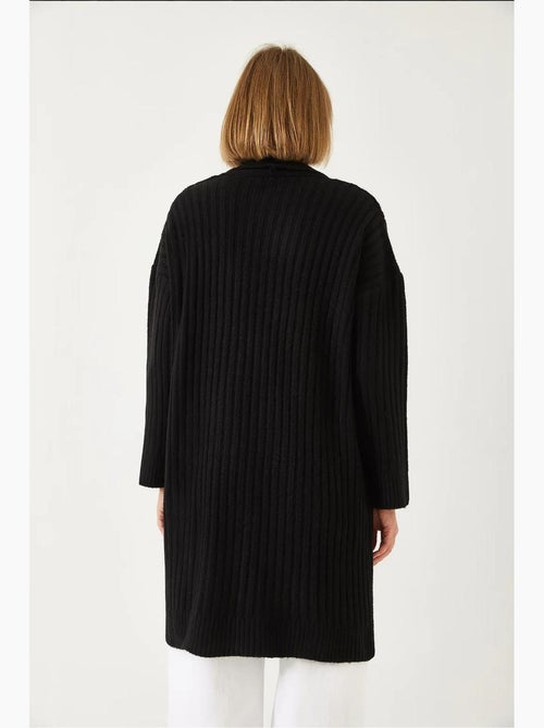 Losse geribbelde cardigan lucci - Kiabi Losse geribbelde cardigan lucci - Kiabi