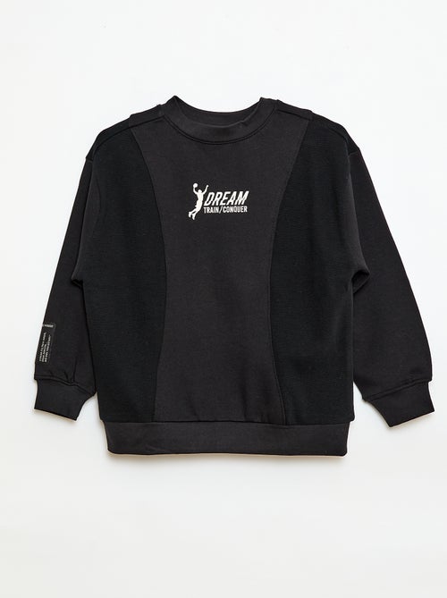 Losse sweater van fleece - Kiabi