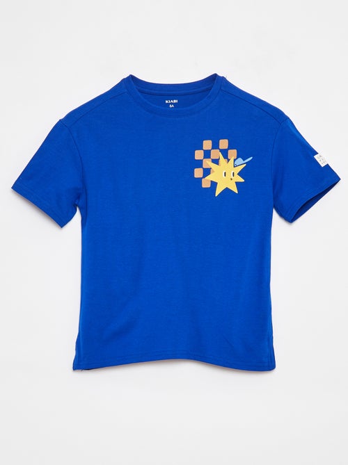 Losvallend T-shirt met applicatie - Grafik Edition - Kiabi
