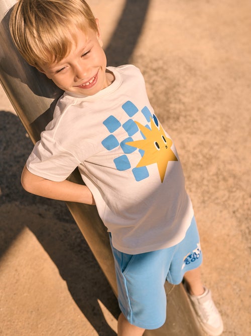 Losvallend T-shirt met applicatie - Grafik Edition - Kiabi