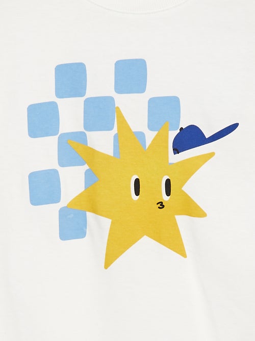 Losvallend T-shirt met applicatie - Grafik Edition - Kiabi