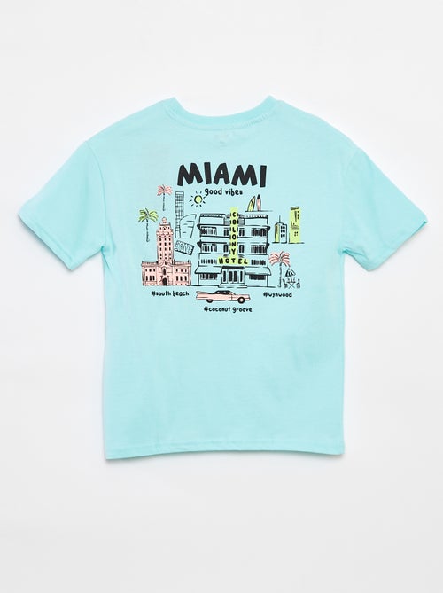 Losvallend T-shirt met borstzakje - Kiabi