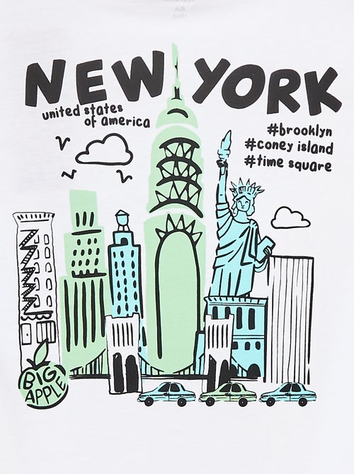 Losvallend T-shirt met borstzakje - Kiabi