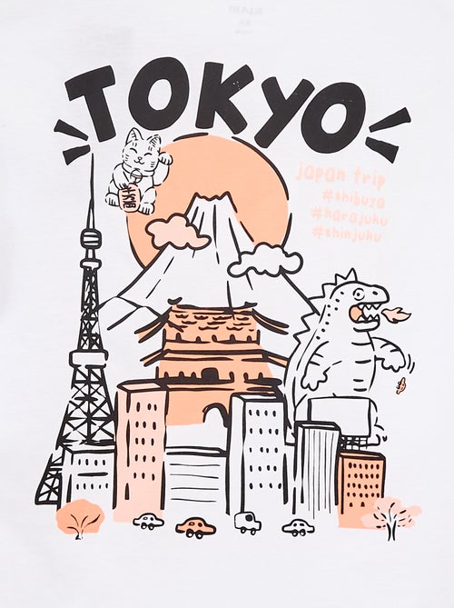 Losvallend T-shirt met borstzakje - Kiabi