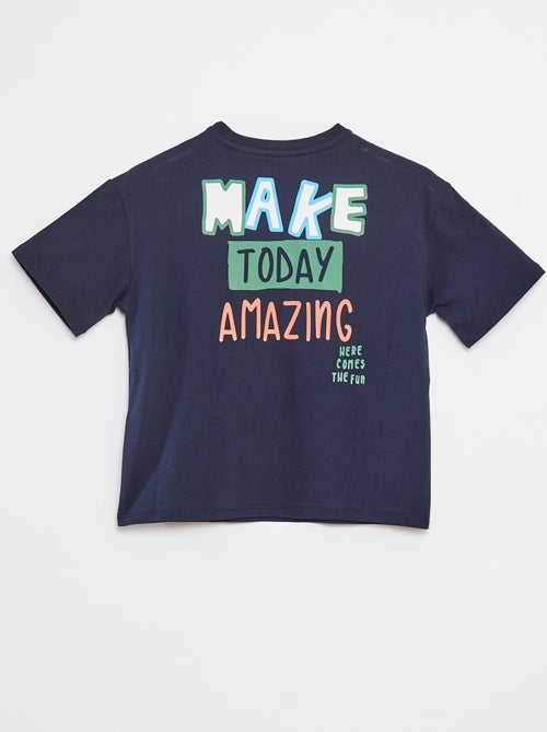 Losvallend T-shirt met korte mouwen - Kiabi