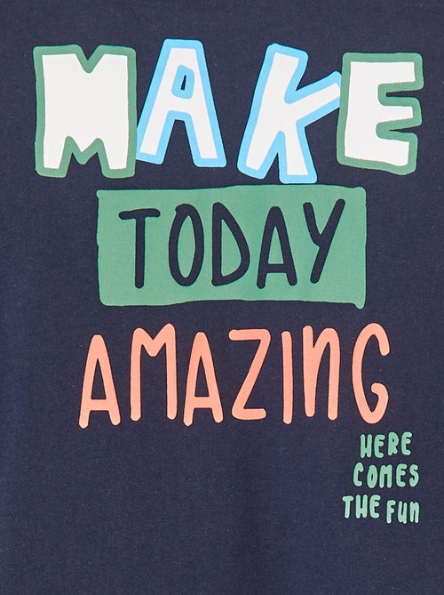 Losvallend T-shirt met korte mouwen - Kiabi