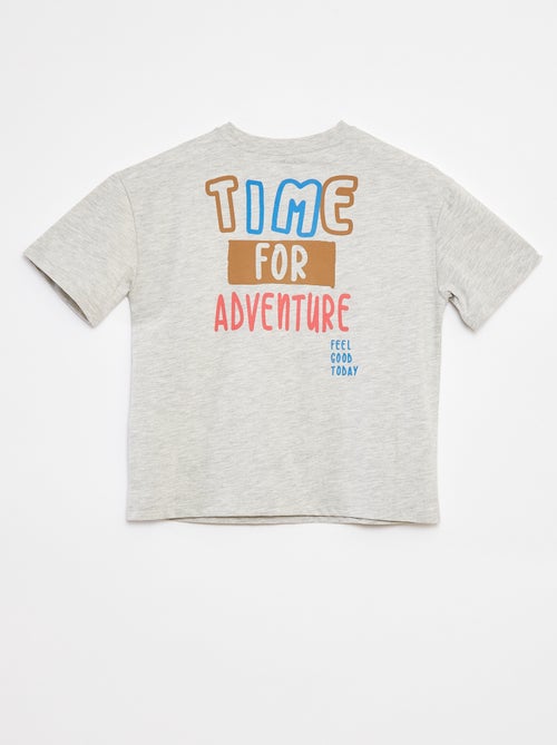 Losvallend T-shirt met korte mouwen - Kiabi