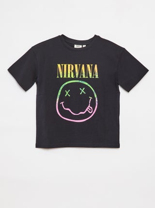 Losvallend T-shirt 'Nirvana'
