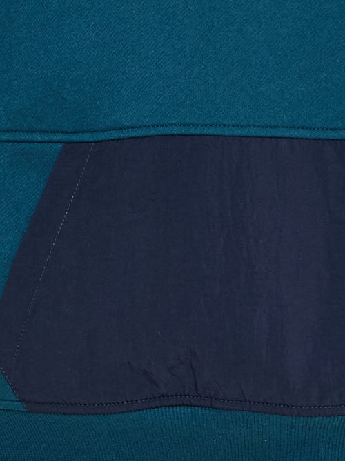 Losvallende fleecehoodie - Kiabi