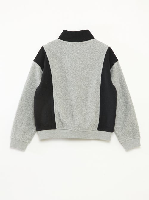 Losvallende fleecesweater - Kiabi