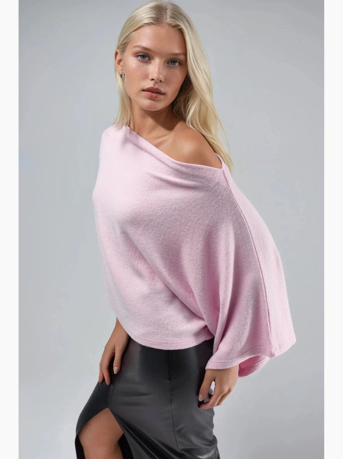 Losvallende gebreide blouse busem - Kiabi