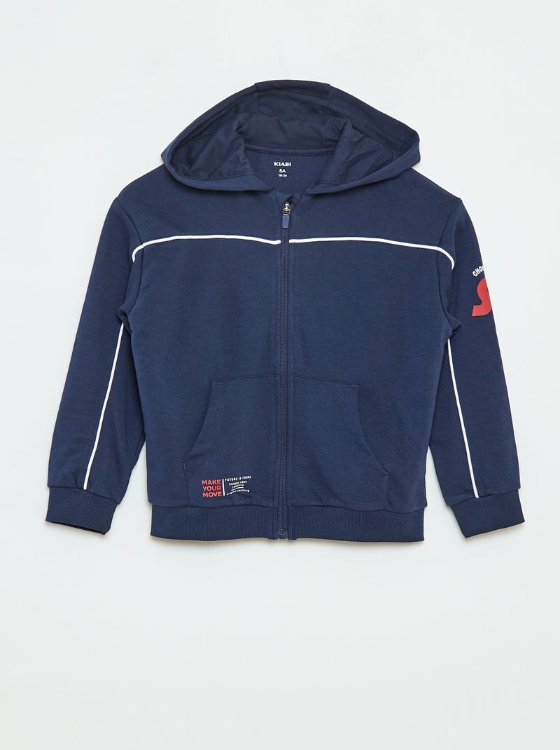 Losvallende hoodie Blauw - Kiabi