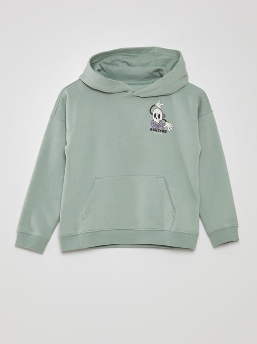 Losvallende hoodie met kangoeroezak - Kiabi