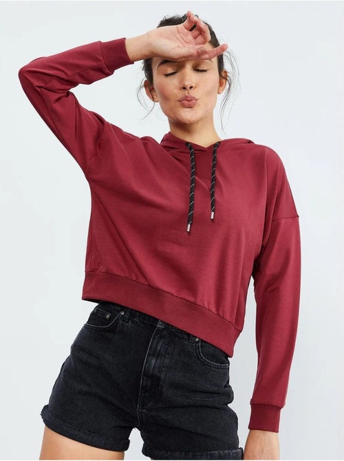 Losvallende hoodie met strikdetail tommy - Kiabi Losvallende hoodie met strikdetail tommy - Kiabi