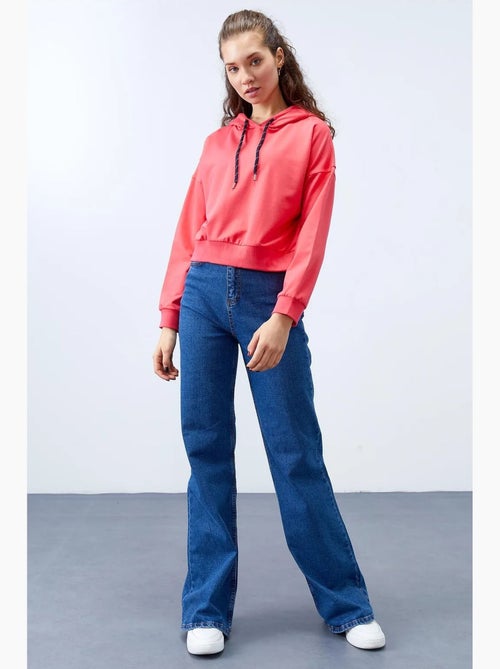 Losvallende hoodie met strikdetail tommy - Kiabi Losvallende hoodie met strikdetail tommy - Kiabi