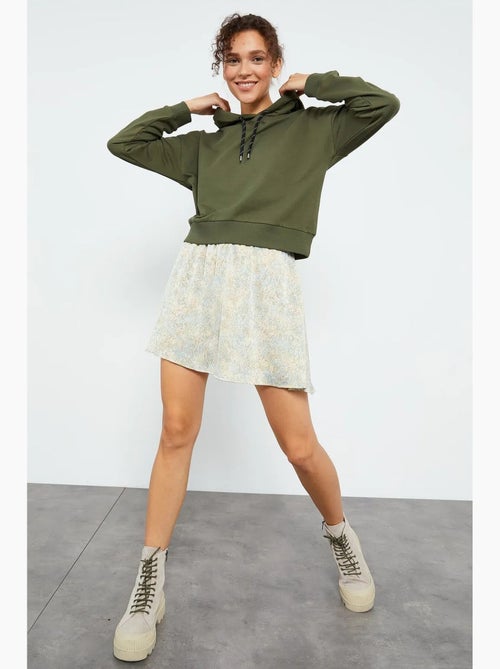 Losvallende hoodie met strikdetail tommy - Kiabi Losvallende hoodie met strikdetail tommy - Kiabi