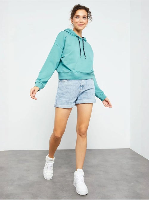 Losvallende hoodie met strikdetail tommy - Kiabi Losvallende hoodie met strikdetail tommy - Kiabi