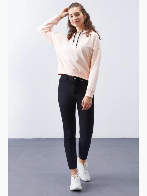 Losvallende hoodie met strikdetail tommy - Kiabi Losvallende hoodie met strikdetail tommy - Kiabi