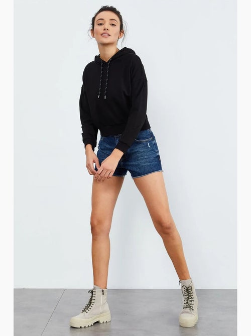 Losvallende hoodie met strikdetail tommy - Kiabi Losvallende hoodie met strikdetail tommy - Kiabi