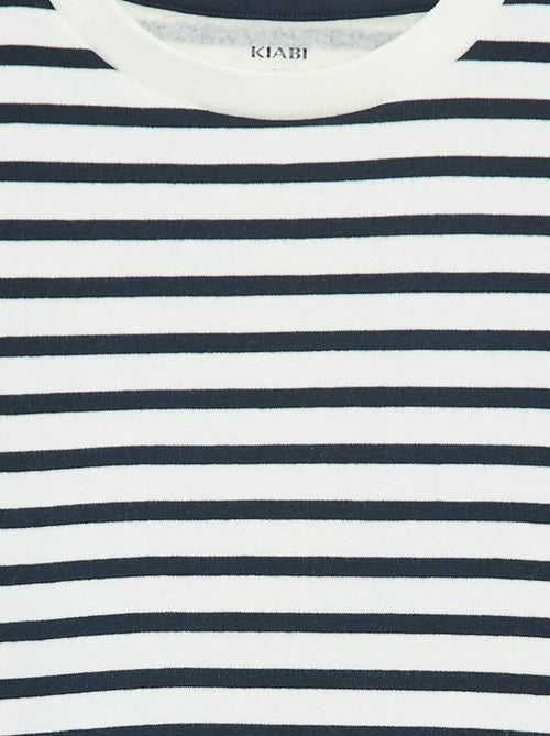 Losvallende sweater met print - Kiabi