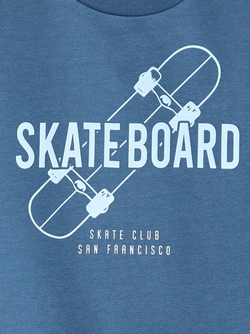 Losvallende sweater met print - Kiabi