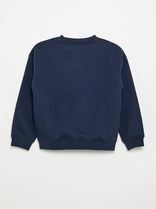 Losvallende sweater met print - Kiabi
