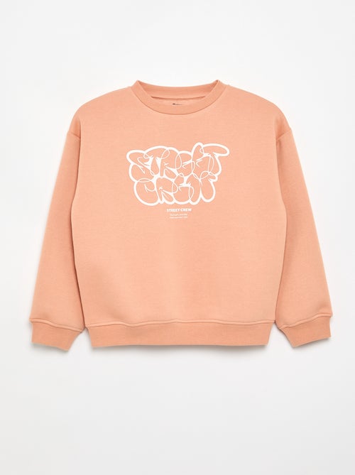 Losvallende sweater met print - Kiabi Losvallende sweater met print - Kiabi