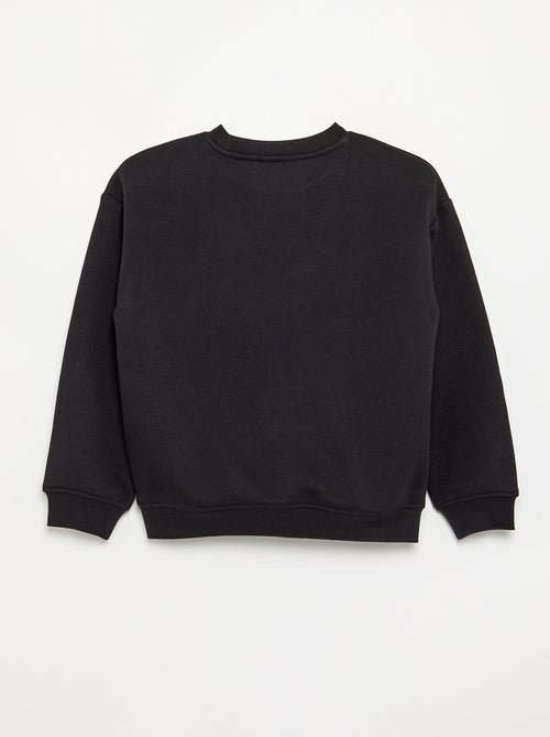 Losvallende sweater met print - Kiabi