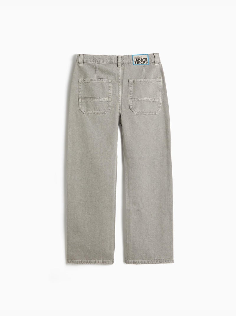 'loszittende' jeans, mo fashion Grijs - Kiabi