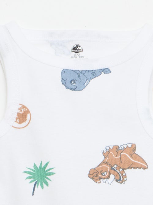 Lot 2 bodies débardeurs 'Jurassic World' - Kiabi