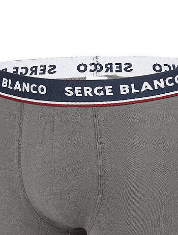 Lot 2 boxers coton homme french serge blanco