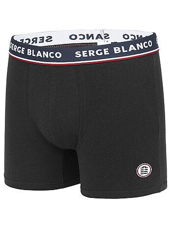 Lot 2 boxers coton homme french serge blanco