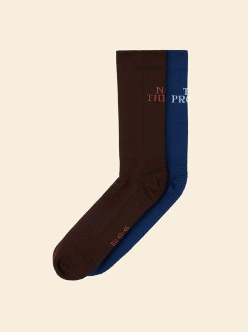 Lot 2 chaussettes avec inscription - (ekstract) - Kiabi