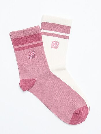 Lot 2 mi-chaussettes - Kiabi