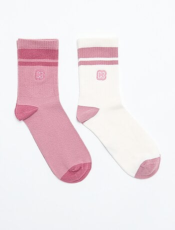 Lot 2 mi-chaussettes - Kiabi